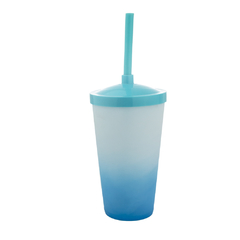 Copo Twister Degradê Fosco Azul Tiffany