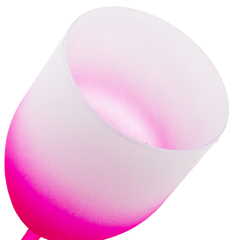 Taça de Vinho Degradê Fosca Rosa - comprar online