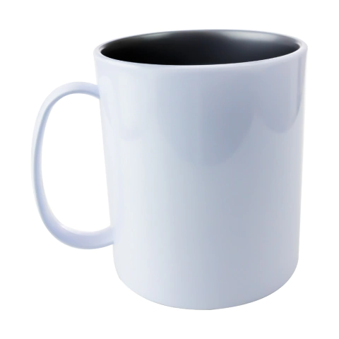 Caneca de Polímero com Interior Preto