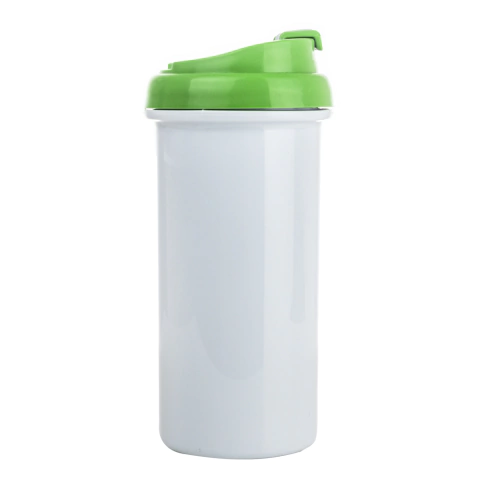 Squeeze Branca com Tampa Verde 600ml