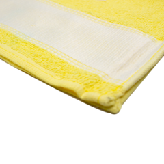 Toalha Lavabinho Amarela 23cm x 38cm Sublimação - comprar online