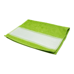 Toalha Lavabinho Verde 23cm x 38cm para Sublimação