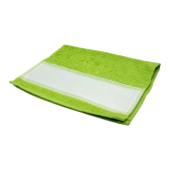 Toalha Lavabinho Verde 23cm x 38cm para Sublimação