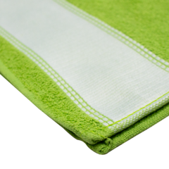 Toalha Lavabinho Verde 23cm x 38cm para Sublimação - comprar online