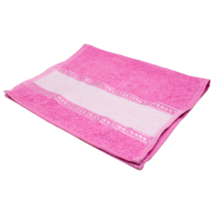 Toalha Lavabinho Rosa 23cm x 38cm para Sublimação