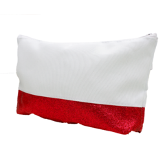 Necessaire de Córdoba com Glitter Vermelho para sublimação