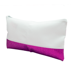 Necessaire de Córdoba Com Glitter Rosa Pink para Sublimação