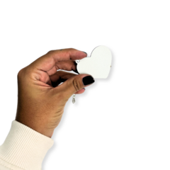Chaveiro MDF coração 3mm - resinada - comprar online