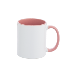 Caneca JKB Alça e Interior Rosa