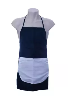 Avental Adulto Com Bolso Preto