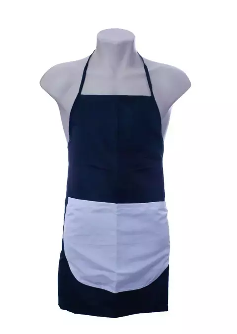 Avental Adulto Com Bolso Preto