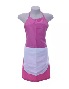 Avental Adulto Com Bolso Rosa Pink