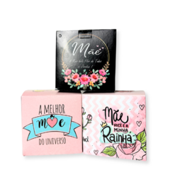 Caixa para caneca Mãe a mais bela flor - ABC Sublima