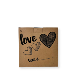 Caixa Kraft Love 10AZ Fundo Automático