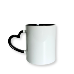 Caneca Alça Coração Interna Preta 325ml- JKB na internet