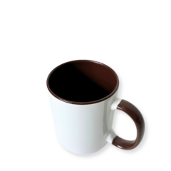 Caneca Importada com Alça e Interior Marrom