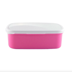 Pote de Marmita Retangular para Sublimação - Rosa na internet