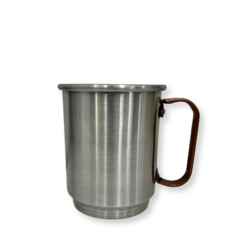 Caneca de Chopp de Alumínio com Alça Rose gold 500ml