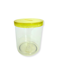 Cofrinho de Acrílico Amarelo
