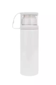 Garrafa Termica Aço Inox Copo branco 500mL - comprar online