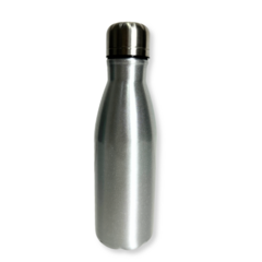 Garrafa De Alumínio Cola Prata 500ml