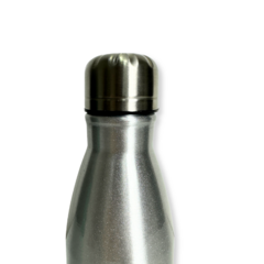 Garrafa De Alumínio Cola Prata 500ml - comprar online