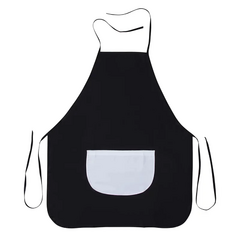 Avental Adulto Com Bolso Preto - comprar online