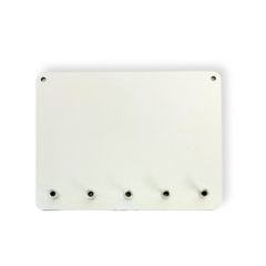 Porta Chave MDF 20x20cm - 5 Furos Horizontal