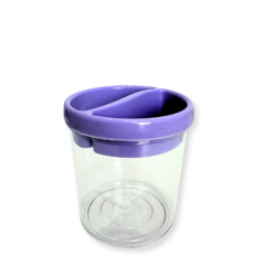 Porta Lápis Acrílico Lilas