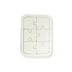 Quebra Cabeça MDF 6 peças 3mm - Resinada