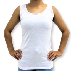 Regata Feminina Adulta Lisa Branca - G1 - comprar online