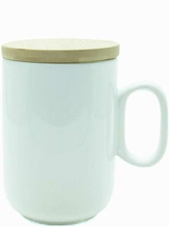 Caneca Corpo SLIM Tampa Bambu 350ml - Live