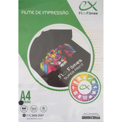 Filme de Impressão Super Print Fosco A4 6 folhas - Flex Films