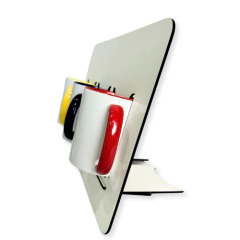 Expositor MDF 3 canecas - resinada - comprar online