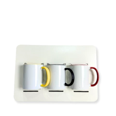 Expositor MDF 3 canecas - resinada