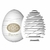 Egg Ovinho Masturbador de Silicone Modelo Silky