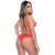 Conjunto Calcinha e Sutien Strappy Delicado em Renda Vermelho - Patitex na internet