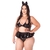 FANTASIA GATINHA PLUS SEXY PLUS SIZE HOT FLOWERS