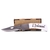 Canivete de Bolso Sacudido's - Inox / Branco