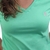 Camiseta Sacudidos Feminina Country Básica - Clorofila / Cinza na internet