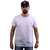 Camiseta Sacudido's - Básica - Mescla Claro/Azul - comprar online