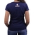 Camiseta Sacudidos Feminina Country Básica - Marinho / Natural na internet
