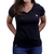 Camiseta Sacudidos Feminina Country Básica - Preto / Hype - Moda Country Online - Ordem Country
