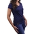 Camiseta Sacudidos Feminina Country Básica - Marinho / Natural - loja online
