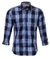 Camisa Masculina Country Made in Mato Xadrez Grafite com Azul na internet