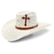 Chapéu Country Sacudido´s - Forasteiro Cruz - Fibra Algodão - Moda Country Online - Ordem Country