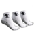 KIT 3 Pares Meia G Cano Médio SCD - Branco e Cinza