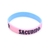 Pulseira country silicone sacudido´s - 1 Un - Rosa Azul