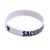 Pulseira country silicone sacudido´s - 1 Un - Cinza Marca Preta