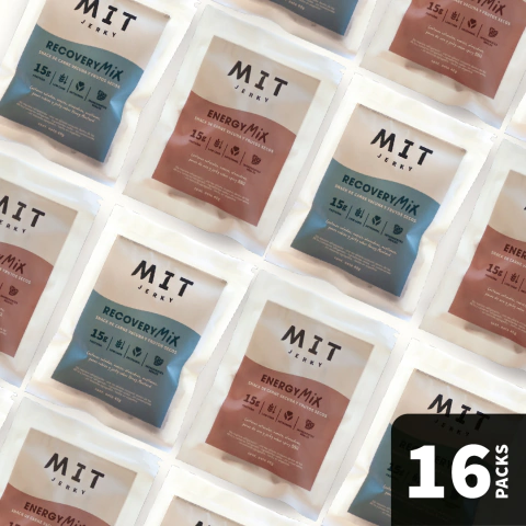 16 Packs - Jerky + frutos secos